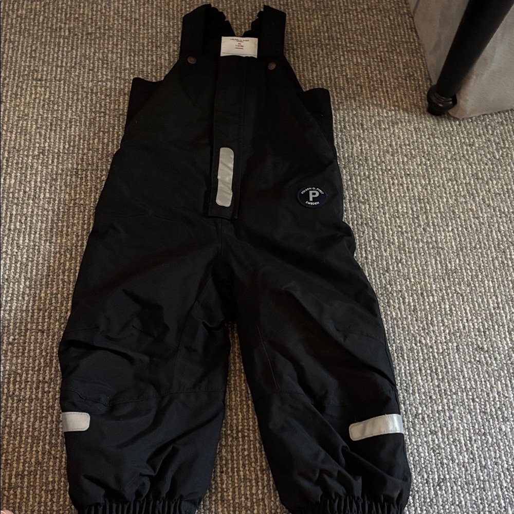Polarn O. Pyret Black Snow Bib Overalls